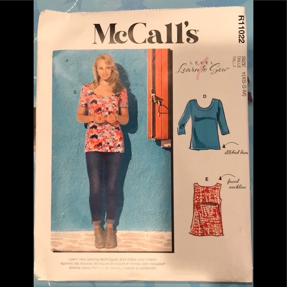 Brand new McCall’s Call’s learn to sew Patterns - Picture 1 of 3